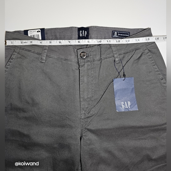 Gap Women's Relaxed Girlfriend Cuffed Twill Pant Size 8 - Picture 10 of 17